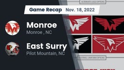 Recap: Monroe  vs. East Surry  2022