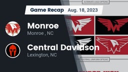 Recap: Monroe  vs. Central Davidson  2023