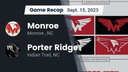 Recap: Monroe  vs. Porter Ridge  2023