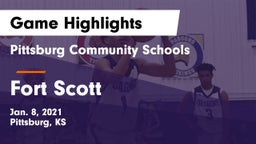 Pittsburg Community Schools vs Fort Scott  Game Highlights - Jan. 8, 2021