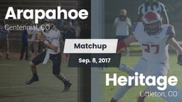 Matchup: Arapahoe  vs. Heritage  2017