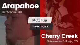 Matchup: Arapahoe  vs. Cherry Creek  2017