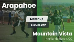 Matchup: Arapahoe  vs. Mountain Vista  2017