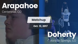 Matchup: Arapahoe  vs. Doherty  2017