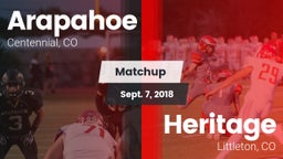 Matchup: Arapahoe  vs. Heritage  2018