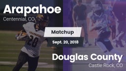 Matchup: Arapahoe  vs. Douglas County  2018