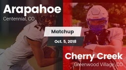 Matchup: Arapahoe  vs. Cherry Creek  2018