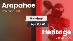 Matchup: Arapahoe  vs. Heritage  2019
