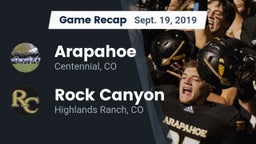 Recap: Arapahoe  vs. Rock Canyon  2019