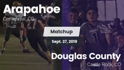 Matchup: Arapahoe  vs. Douglas County  2019