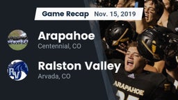 Recap: Arapahoe  vs. Ralston Valley  2019