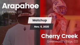 Matchup: Arapahoe  vs. Cherry Creek  2020
