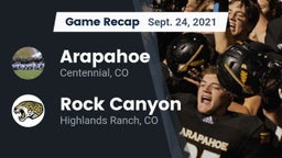 Recap: Arapahoe  vs. Rock Canyon  2021