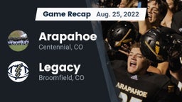 Recap: Arapahoe  vs. Legacy   2022