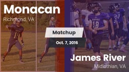 Matchup: Monacan  vs. James River  2016
