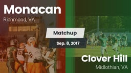 Matchup: Monacan  vs. Clover Hill  2017