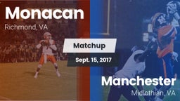 Matchup: Monacan  vs. Manchester  2017