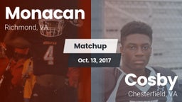 Matchup: Monacan  vs. Cosby  2017