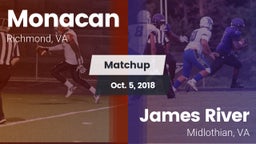 Matchup: Monacan  vs. James River  2018