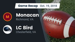 Recap: Monacan  vs. LC Bird  2018
