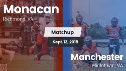 Matchup: Monacan  vs. Manchester  2019