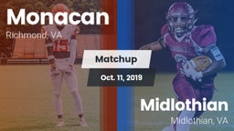 Matchup: Monacan  vs. Midlothian  2019