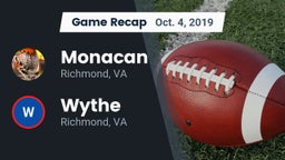 Recap: Monacan  vs. Wythe  2019