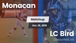 Matchup: Monacan  vs. LC Bird  2019