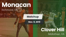 Matchup: Monacan  vs. Clover Hill  2019