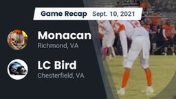 Recap: Monacan  vs. LC Bird  2021