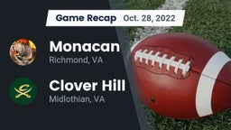 Recap: Monacan  vs. Clover Hill  2022