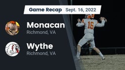 Recap: Monacan  vs. Wythe  2022