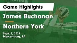 James Buchanan  vs Northern York  Game Highlights - Sept. 8, 2022