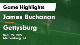 James Buchanan  vs Gettysburg  Game Highlights - Sept. 29, 2022