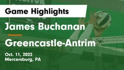 James Buchanan  vs Greencastle-Antrim  Game Highlights - Oct. 11, 2022