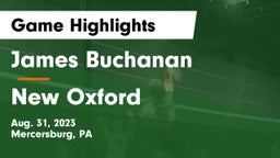 James Buchanan  vs New Oxford  Game Highlights - Aug. 31, 2023
