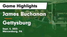James Buchanan  vs Gettysburg  Game Highlights - Sept. 5, 2023