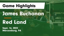 James Buchanan  vs Red Land  Game Highlights - Sept. 16, 2023