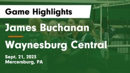 James Buchanan  vs Waynesburg Central  Game Highlights - Sept. 21, 2023