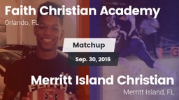 Matchup: Faith Christian vs. Merritt Island Christian  2016