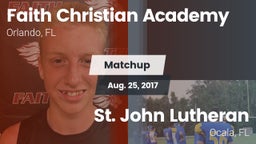 Matchup: Faith Christian vs. St. John Lutheran  2017