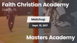 Matchup: Faith Christian vs. Masters Academy 2017