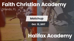 Matchup: Faith Christian vs. Halifax Academy 2017