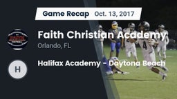 Recap: Faith Christian Academy vs. Halifax Academy - Daytona Beach 2017