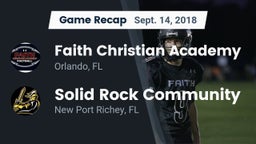 Recap: Faith Christian Academy vs. Solid Rock Community  2018