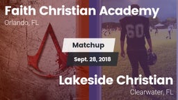 Matchup: Faith Christian vs. Lakeside Christian  2018