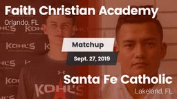 Matchup: Faith Christian vs. Santa Fe Catholic  2019