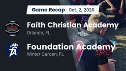 Recap: Faith Christian Academy vs. Foundation Academy  2020