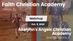 Matchup: Faith Christian vs. Akelynn's Angels Christian Academy 2020