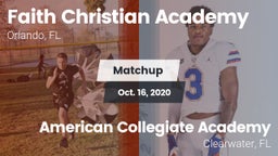 Matchup: Faith Christian vs. American Collegiate Academy 2020